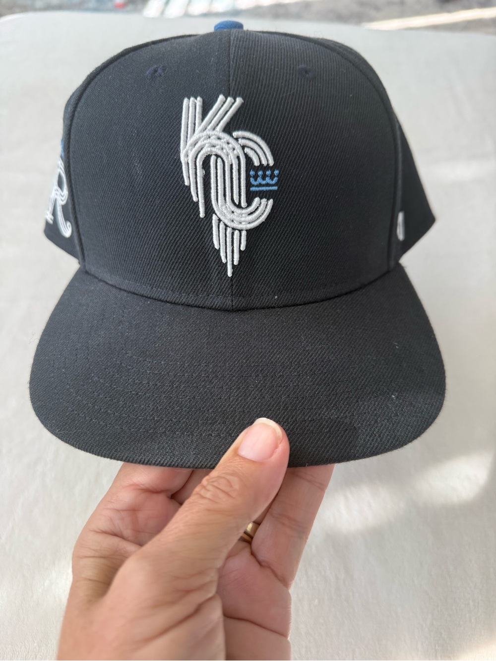 2022 Kansas City Royals MLB City Connect Snapback Hat '47 Captain Official